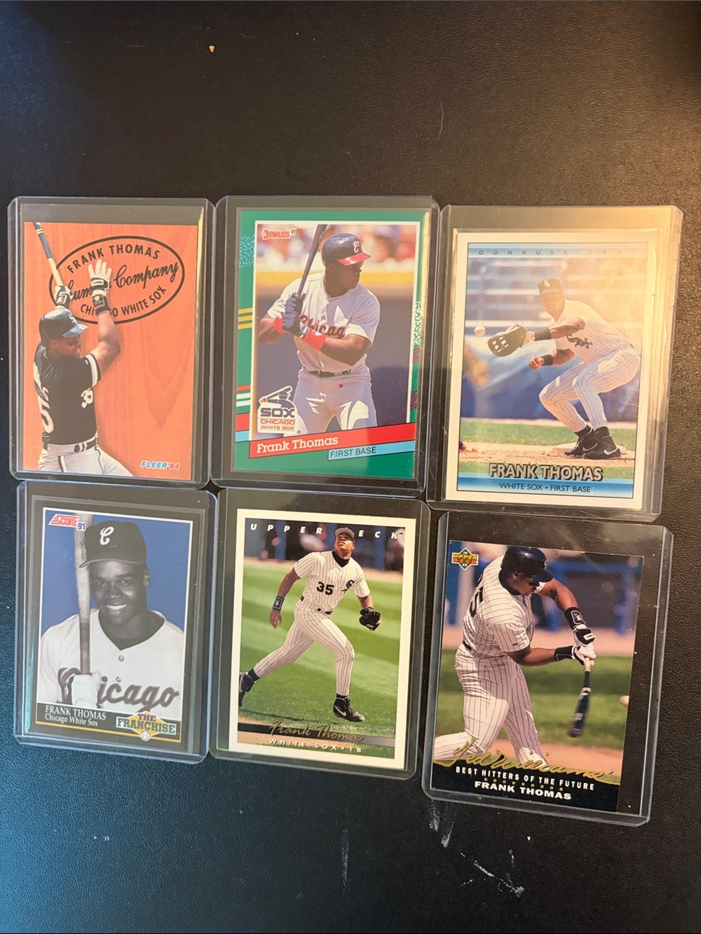 Frank Thomas Baseball Card Set of 6